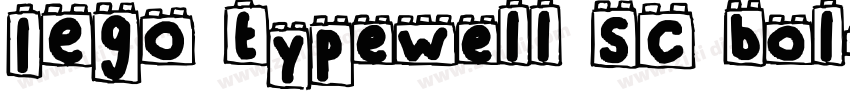 LEGO Typewell SC Bol字体转换